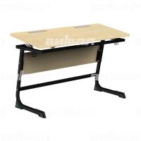 Стол ученический 2-местный регулируемый по высоте и наклону «L 50x30» в Твери