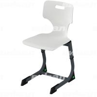 Стул ученический регулируемый «L 40x20» на плоскоовальной трубе в Твери